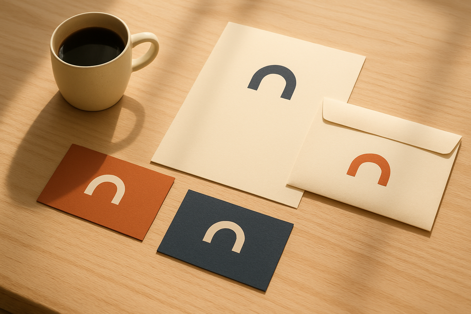 Marka tasarimi ornekleri - logo mockup ve kartvizitler